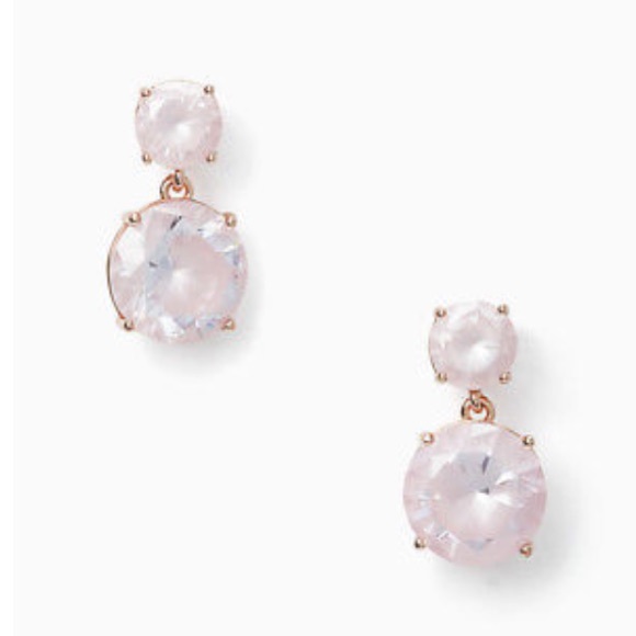 kate spade Jewelry - NWT 🎁 Kate Spade Double Drop Earrings Light Pink